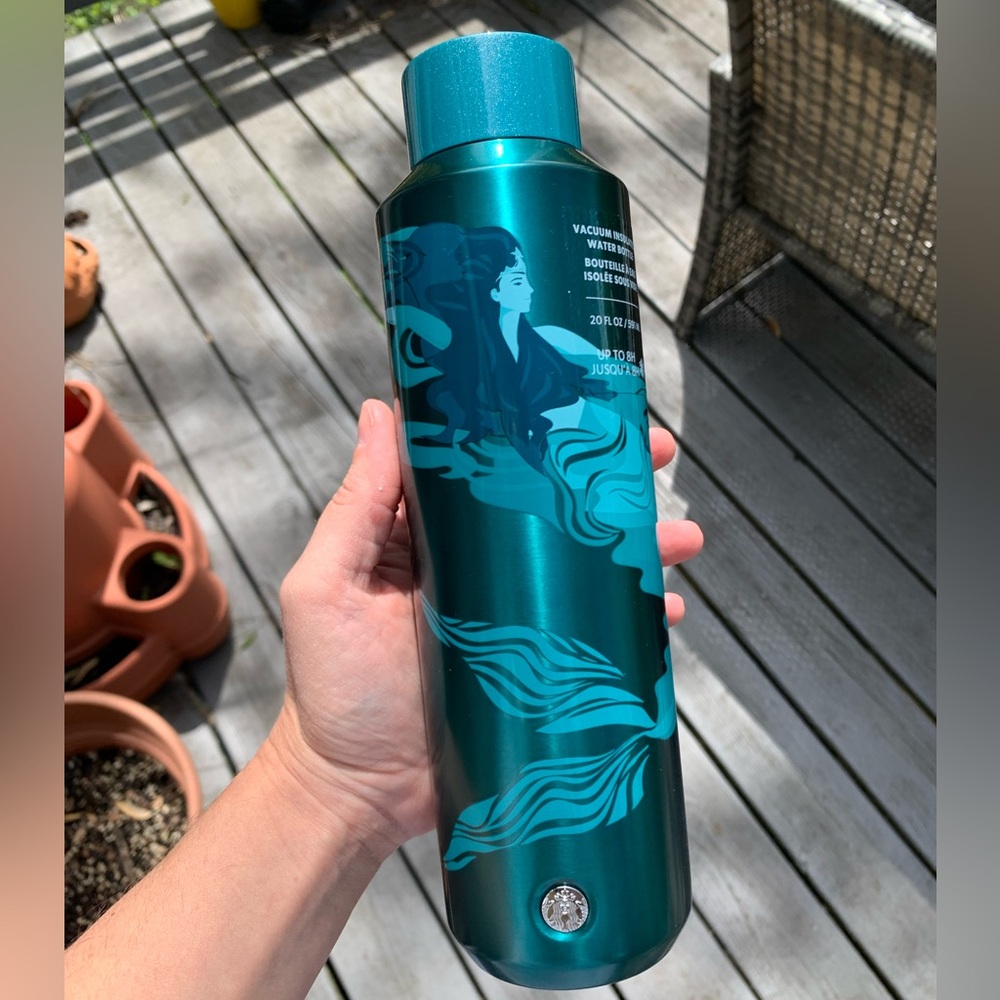 Brand new Starbucks mermaid vacuum insulated water bottle, 20oz